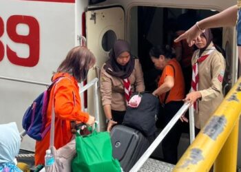 Pramuka Peduli Kwartir Cabang Kota Banda Aceh Amankan Pelabuhan Ulee Lheue dalam Karya Bakti Nataru 2025