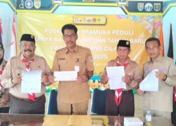 Ketua Harian Beserta Para Wakil Ketua Terima Kunjungan Pengurus Kwarcab Magelang Dalam Rangka Penyerahan Donasi Peduli Bencana Di Cilacap