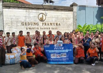 Kumpulkan Rp25,9 Juta, Kwarda Bali Resmi Tutup Posko Bumbung Kemanusiaan Pramuka Peduli