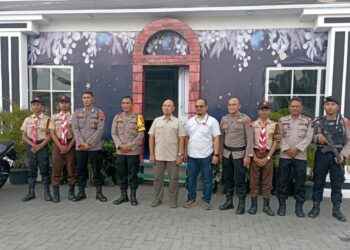 Pominal Laksanakan Kunjungan ke Pos Pam Terpadu Pandawa Solo Baru, Grogol Sukoharjo