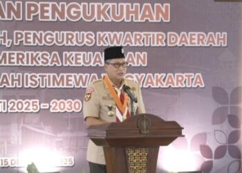 Pelantikan Pengurus Kwarda DIY Masa Bakti 2025-2030, Ketua Kwarnas Ajak Perkuat Pengabdian Masyarakat