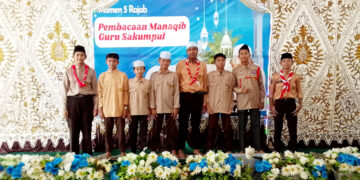 Pramuka MTs Negeri 6 Tabalong Bantu Momen 5 Rajab Mengenang Wafatnya Ulama Kharismatik Syekh KH. Muhammad Zaini Bin Abdul Ghani Al-Banjari dan Isra Mi’raj