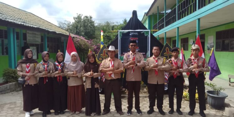 Gugusdepan MTsN 6 Tabalong Laksanakan LT I, 166 Penggalang Siap Berkompetisi