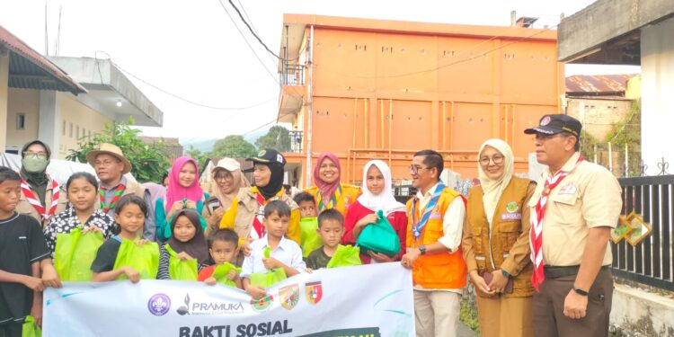 Pramuka Jateng Turun Langsung ke Sumbar, Salurkan Bantuan untuk Korban Bencana