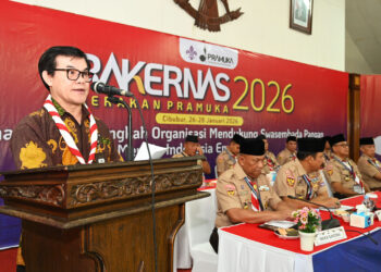 Rakernas Gerakan Pramuka 2026, Menpora: Pramuka Harus Jadi Jangkar Moral dan Solusi Strategis di Tengah Tantangan Global