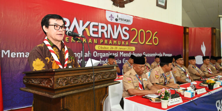 Rakernas Gerakan Pramuka 2026, Menpora: Pramuka Harus Jadi Jangkar Moral dan Solusi Strategis di Tengah Tantangan Global