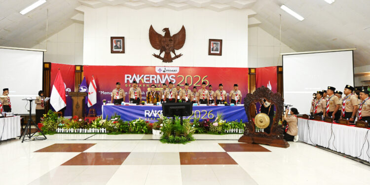 Ka Kwarnas Budi Waseso Buka Rakernas Gerakan Pramuka 2026, Pramuka Perkuat Sinergi Dukung Swasembada Pangan