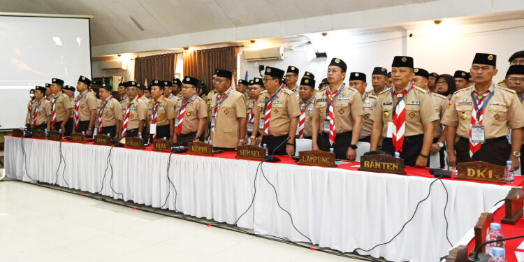 Ka Kwarnas Budi Waseso Buka Rakernas Gerakan Pramuka 2026, Pramuka Perkuat Sinergi Dukung Swasembada Pangan