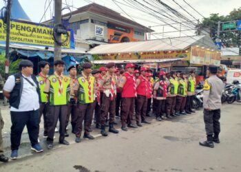 Malam Pergantian Tahun, Gerakan Pramuka Kwarcab Kota Tangerang Lakukan Karya Bakti Nataru