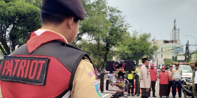 Malam Pergantian Tahun, Gerakan Pramuka Kwarcab Kota Tangerang Lakukan Karya Bakti Nataru