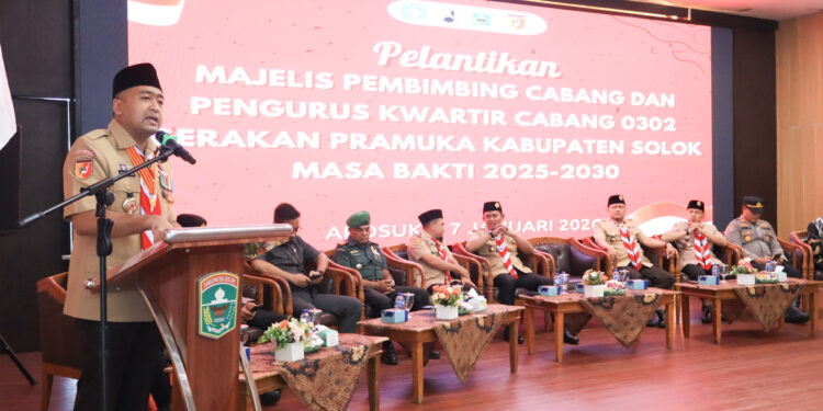 Resmi Bangkit! Kwarcab Pramuka Kabupaten Solok Punya Pengurus Lengkap Lagi