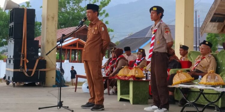 Peringati Hari Jadi Ke-13, Satuan Karya (SAKA) Wira Kartika Koramil 1306-05 Marawola Menggelar Kemah Akhir Tahun Tingkat Penggalang