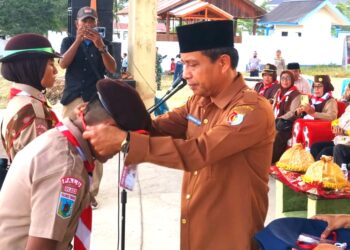 Peringati Hari Jadi Ke-13, Satuan Karya (SAKA) Wira Kartika Koramil 1306-05 Marawola Menggelar Kemah Akhir Tahun Tingkat Penggalang