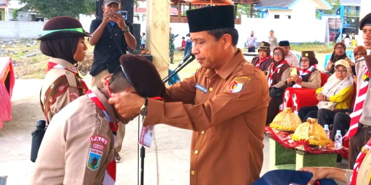 Peringati Hari Jadi Ke-13, Satuan Karya (SAKA) Wira Kartika Koramil 1306-05 Marawola Menggelar Kemah Akhir Tahun Tingkat Penggalang