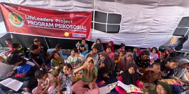 Puskornas Pramuka Peduli Terima Blackflurry Rovers Pasir Mas Malaysia untuk Bakti Kemanusiaan di Aceh Tamiang