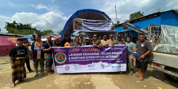 Puskornas Pramuka Peduli Terima Blackflurry Rovers Pasir Mas Malaysia untuk Bakti Kemanusiaan di Aceh Tamiang