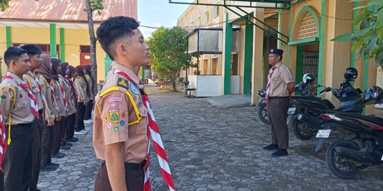 Pramuka MAN 2 Banda Aceh Gelar Latihan Perdana Tahun 2026 dan Rapat Dewan Ambalan