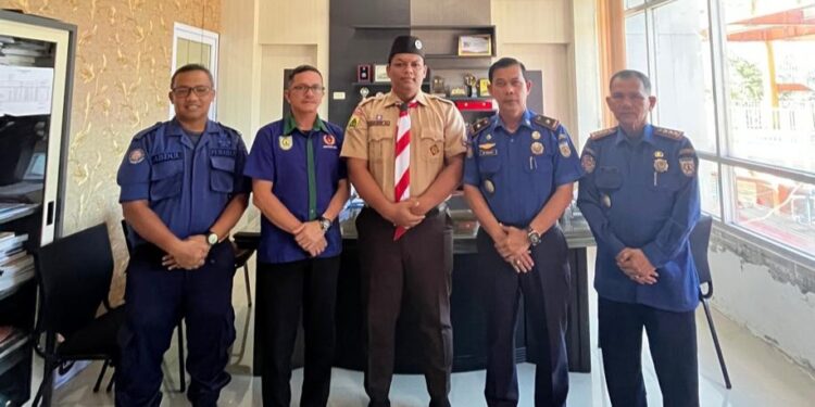 Pramuka MAN 2 Banda Aceh Jalin Sinergi dengan DPKP Kota Banda Aceh, Bahas Pembentukan Saka Rintisan Yudha Brama Jaya