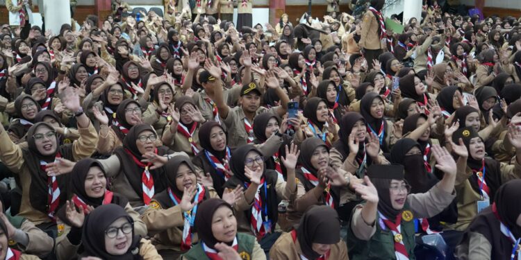 Ketua Kwartir Cabang Kabupaten Bandung Buka Kursus Orientasi Pramuka bagi Kepala TK