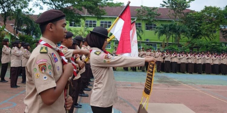 SMK Negeri 1 Kutasari Gelar Pemantapan Calon Penegak Bantara