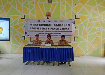 Pramuka SMAN 23 Bone Laksanakan Musyawarah Ambalan