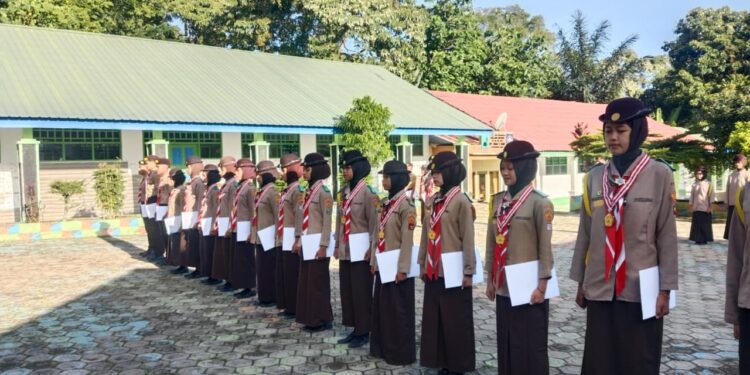 Upacara Pelepasan Purna Ambalan Pramuka SMAN 23 Bone