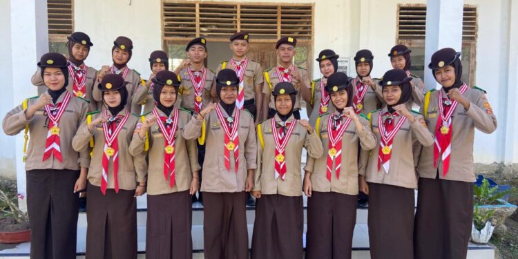 Upacara Pelepasan Purna Ambalan Pramuka SMAN 23 Bone