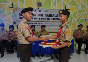 Aklamasi, Kak Muh. Nur Alif dan Kak Aulia Ramadhani terpilih menjadi Ketua Dewan Ambalan Pramuka SMAN 23 Bone