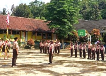 100 Penggalang SMP N 2 Kaligondang Ikuti GT & LDK Tahun 2026