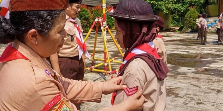 100 Penggalang SMP N 2 Kaligondang Ikuti GT & LDK Tahun 2026