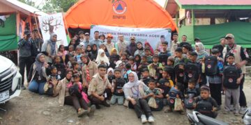 Pramuka Peduli Kwartir Daerah Aceh Bersama DKC Bener Meriah Gelar Trauma Healing untuk Korban Banjir dan Tanah Longsor Aceh