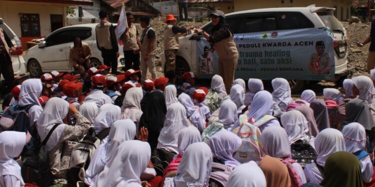 Pramuka Peduli Kwartir Daerah Aceh Salurkan 400 Paket Tas Sekolah ke Bener Meriah dan Aceh Tengah