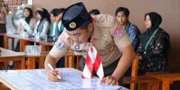 ‎Pramuka Peduli Kwarcab Hulu Sungai Tengah Hadiri Kegiatan ‘Eco Youth Movement: Gerakan Menuju Zero Waste’