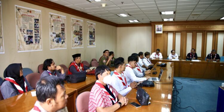 Bahas Produksi Film “Sayap Kecil Praja Muda Karana”, Kwarnas dan Kwarcab Kabupaten Bogor Lakukan Audiensi