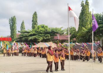 Peringati Hari Baden-Powell, Gugusdepan SDN 007 Sidomulyo Gelar Perkemahan Penggalang dan Pesta Siaga