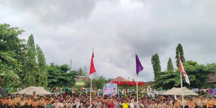 Peringati Hari Baden-Powell, Gugusdepan SDN 007 Sidomulyo Gelar Perkemahan Penggalang dan Pesta Siaga