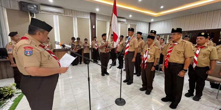 Kukuhkan Pengurus Kwarran Karawaci, Ketua Kwarcab Kota Tangerang: Diharapkan Mampu Cetak Generasi Pramuka Miliki Masa Depan Lebih Baik