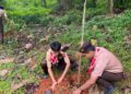 Aksi Tanam Pohon Pramuka Cileungsi Dukung Dukung Hutan Kota