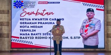 Ridho Nasution Terpilih Sebagai Ketua Kwarcab Kota Medan Masa Bakti 2025-2030