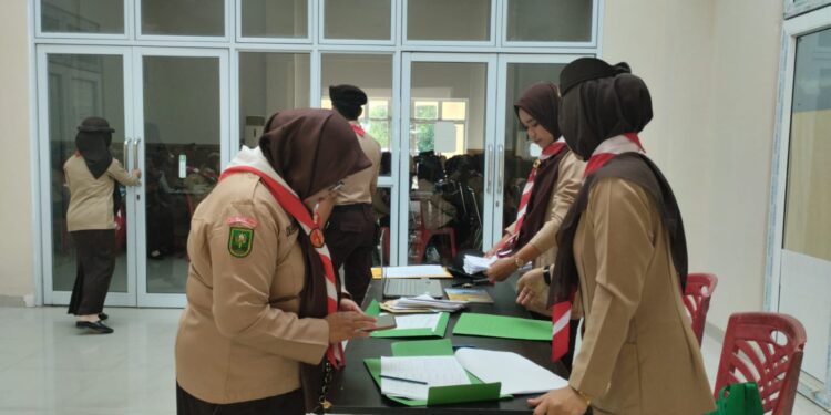 Kwarcab Pramuka Pekanbaru Sosialisasikan Pendataan dan Pembuatan KTA Berbasis Aplikasi Ayo Pramuka Kwarnas
