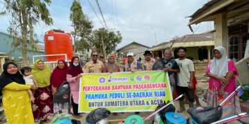 Kwarda Pramuka Riau Salurkan Bantuan Pascabencana Hidrometeorologi ke Aceh Tamiang