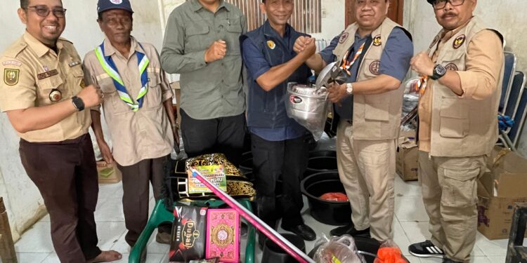Kwarda Pramuka Riau Salurkan Bantuan Pascabencana Hidrometeorologi ke Aceh Tamiang