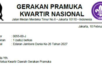 Kwarnas Terbitkan Surat Edaran Jambore Dunia Ke-26 Tahun 2027