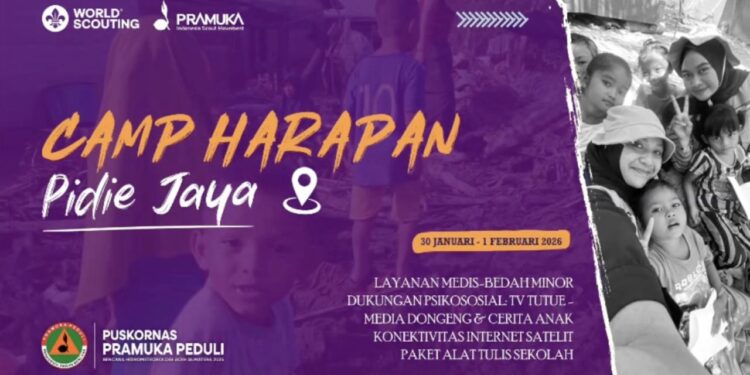 Camp Harapan Pidie Jaya #PramukaPeduli