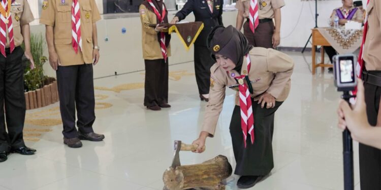 Kwarcab Kabupaten Bandung Resmi Buka Kursus Pembina Pramuka Mahir Tingkat Dasar (KMD) di Pondok Pesantren Al-Basyariah