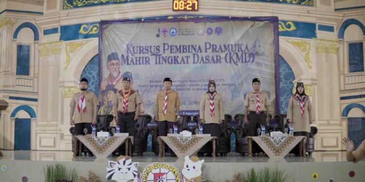 Kwarcab Kabupaten Bandung Resmi Buka Kursus Pembina Pramuka Mahir Tingkat Dasar (KMD) di Pondok Pesantren Al-Basyariah