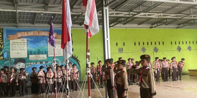 SDIT Al Amir Fil Jannah Gelar Upacara Pembukaan Latihan Pramuka Semester Genap Tahun Ajaran 2025/2026