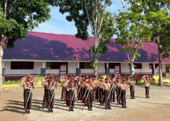 Gudep 04.017–04.018 UPT SD Negeri 215 Kading Gelar Latihan Rutin Pramuka Setiap Jumat