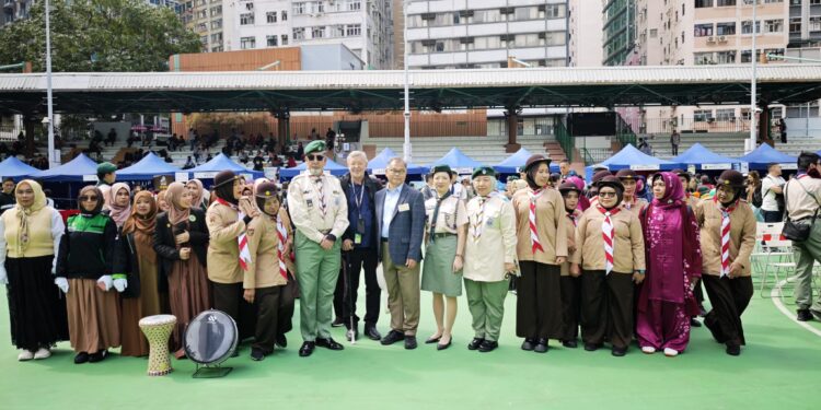 Pramuka Hong Kong Libatkan Komunitas Pramuka Muslim Putri PMI dalam Promosi Kepramukaan