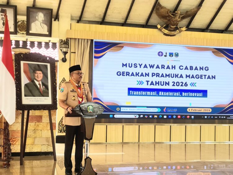 Kwarda Jatim Hadiri Musyawarah Cabang Gerakan Pramuka Magetan, Ajak Perkuat Program Pramuka Produktif dan Sinergi Bersama Pemerintah